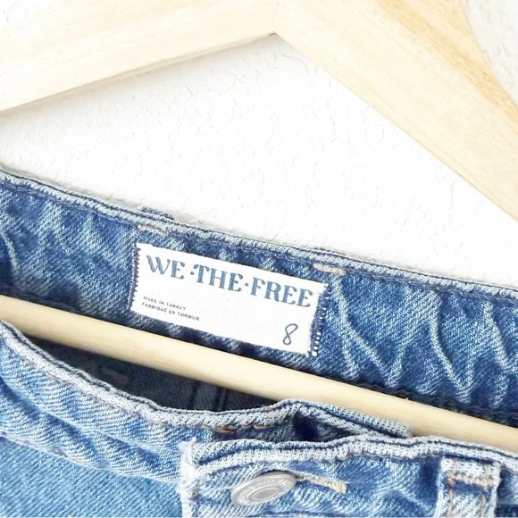 FREE PEOPLE Come as You Are Denim Maxi Skirt Size 8 Dark Indigo - Picture 6 of 9